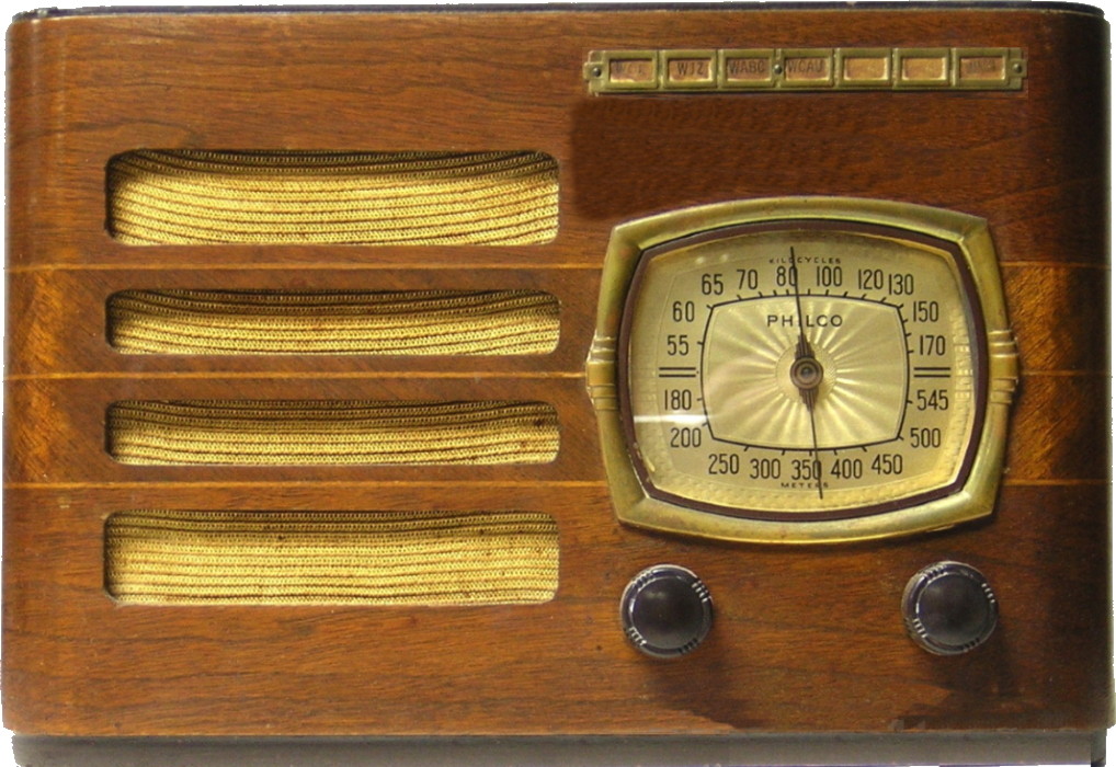 A 1938 Philco Radio