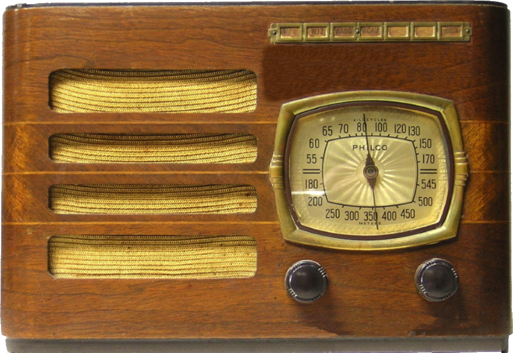 A 1938 Philco Radio